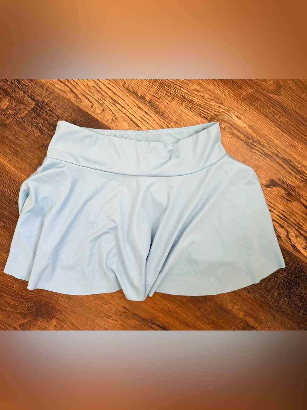 Light Blue workout skort